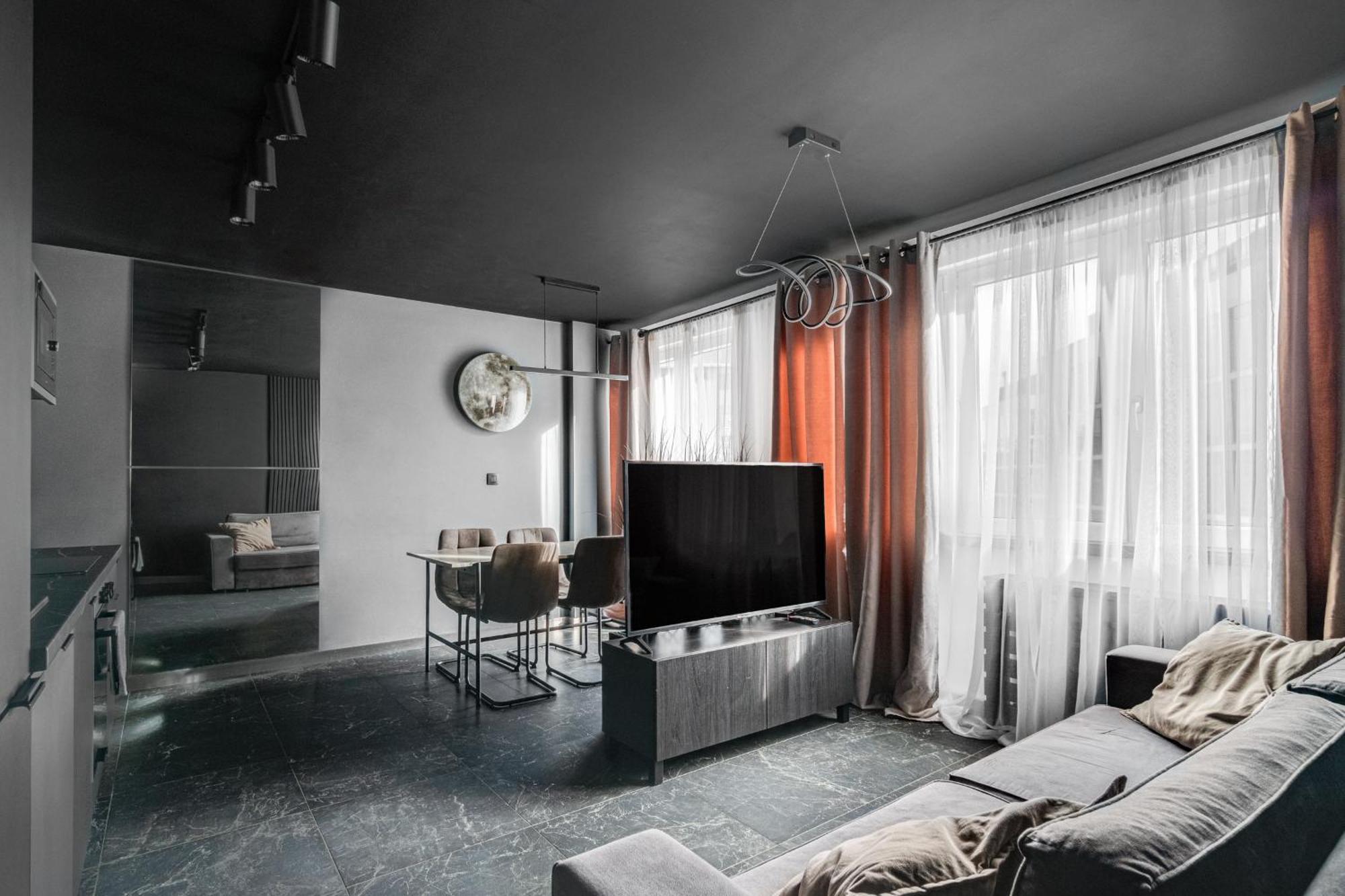 Blacknight Apartment - Self Check-In 24H Wroclaw Luaran gambar